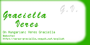 graciella veres business card